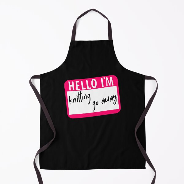 Item preview, Hello I'm knitting Go Away designed and sold by kapotka.