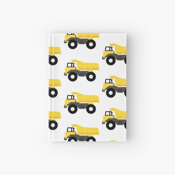 Dump Truck Construction Trucks Hardcover Journal