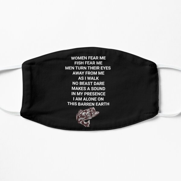 Women Fear Me Fish Fear Me Mask