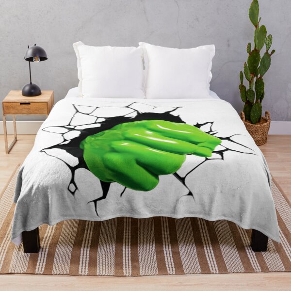 Incredible hulk throw online blanket