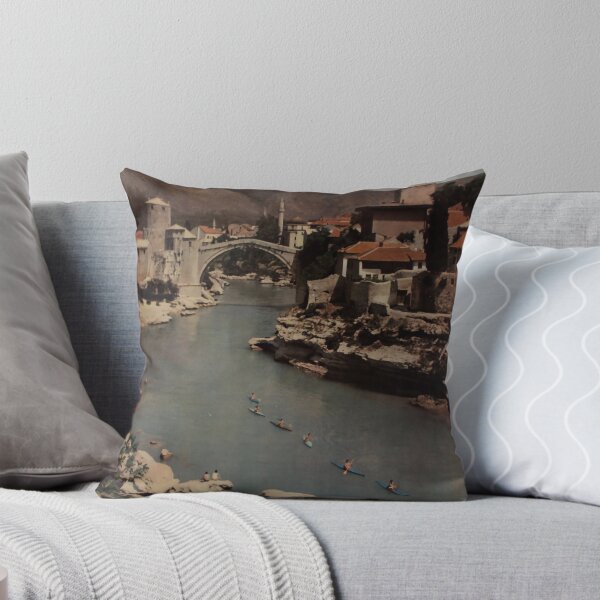 Artikelvorschau, Mostar Jugoslavija vintage travel poster entworfen und verkauft von stickart-marek.