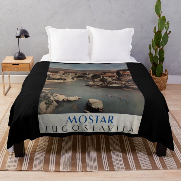 Artikelvorschau, Mostar Jugoslavija vintage travel poster entworfen und verkauft von stickart-marek.