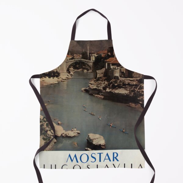 Artikelvorschau, Mostar Jugoslavija vintage travel poster entworfen und verkauft von stickart-marek.