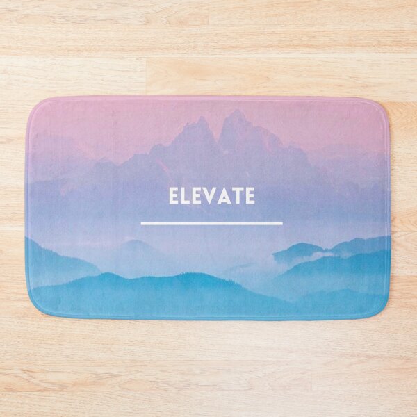 Artikelvorschau,  Motivational Mountain Elevate Quote entworfen und verkauft von MNCO.
