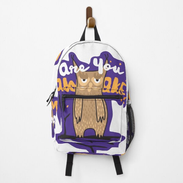 Item preview, Are you Awake Owl Sticker designed and sold by More than Myriad.