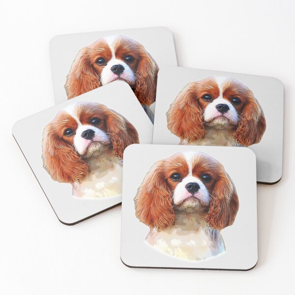 Item preview, Cavalier King Charles Spaniel Cute Puppy Dog designed and sold by ElegantCat.