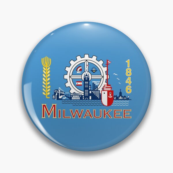 Item preview, Flag of Milwaukee designed and sold by brigadeiro.
