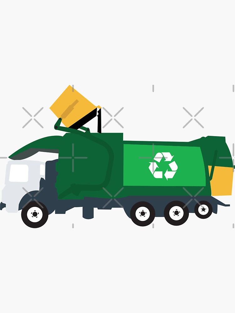 Recycling Garbage Truck by idovedesign