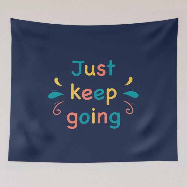 Item preview, Just keep going typography designed and sold by JokeGysen.
