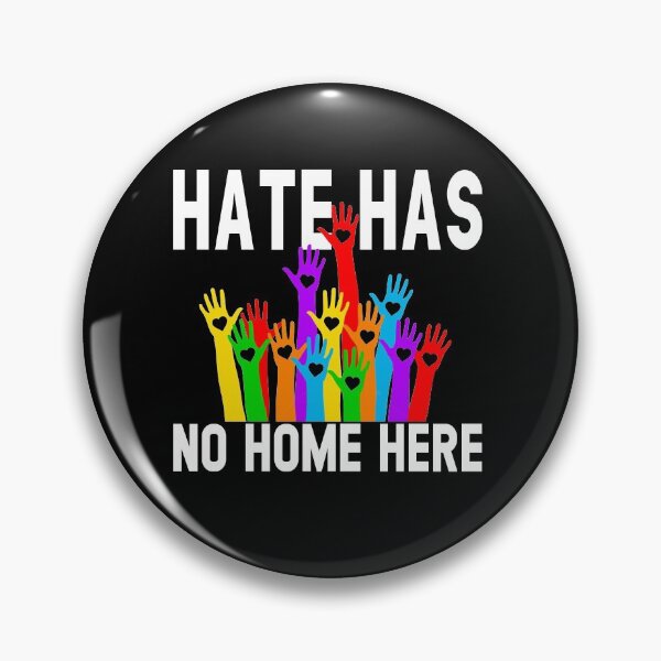 Item preview, Hate Has No Home Here Diversity Anti Hate Unity Gift T-Shirt designed and sold by Simeon	 Dorelus.