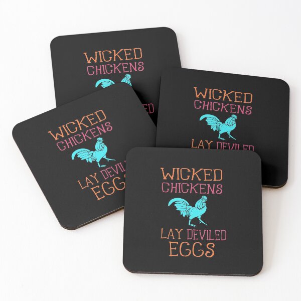 Item preview, Wicked chickens lay deviled eggs  designed and sold by TheaDesign.