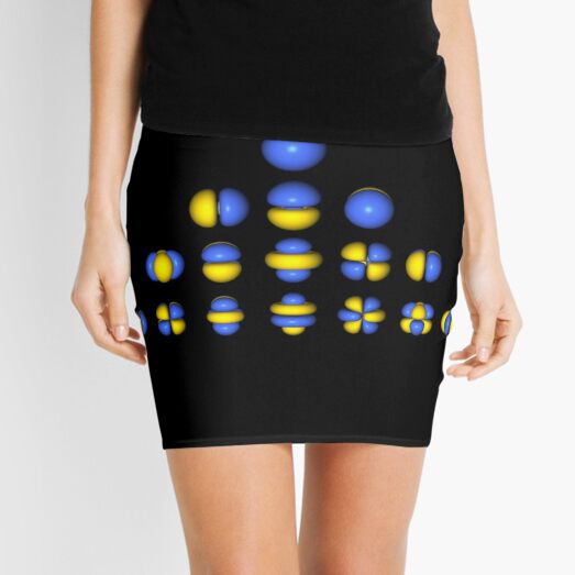 Hydrogen Wave Function Mini Skirt