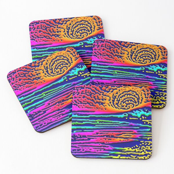 Item preview, Crazy California Sunset Semi-Abstract Artwork designed and sold by SeaChangeDesign.