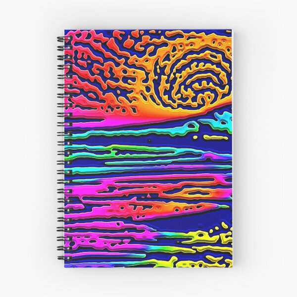 Item preview, Crazy California Sunset Semi-Abstract Artwork designed and sold by SeaChangeDesign.