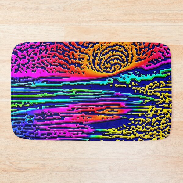Item preview, Crazy California Sunset Semi-Abstract Artwork designed and sold by SeaChangeDesign.