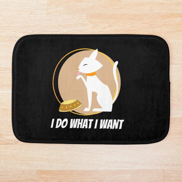 Item preview, I do what I want funny cat lover designed and sold by suchadaga.