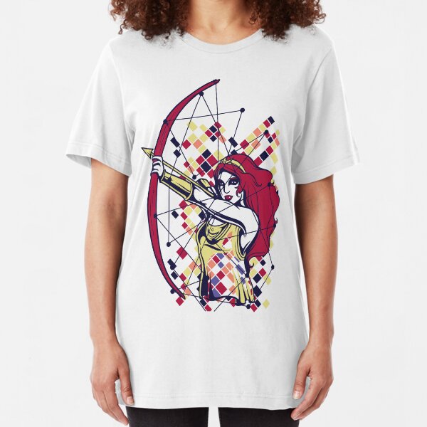 Greek Mythology & Gods - Artemis Slim Fit T-Shirt