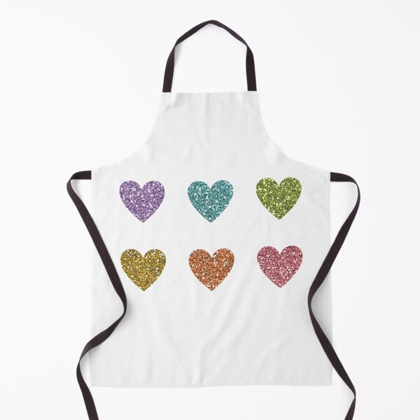 Item preview, Rainbow Glitter Hearts designed and sold by Brighterbykate.