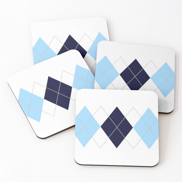 Item preview, patrón de argyle azul designed and sold by C O.