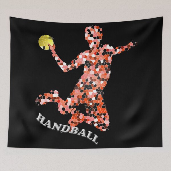 Item preview, Handball player mosaic designed and sold by Astralia.