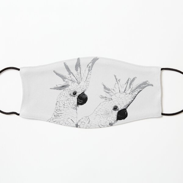 Cockatoo Sulphur Crested Birds Australian Kids Mask