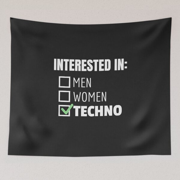 Item preview, Interested in Techno Music Love Quote designed and sold by Team150Designz.