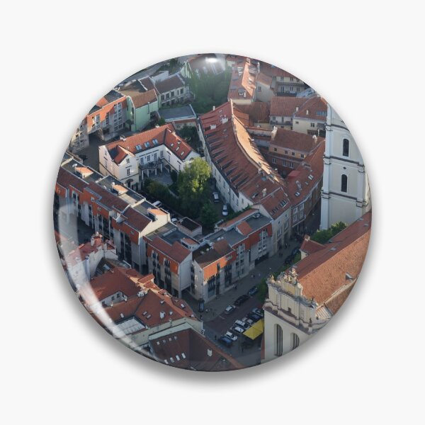 Item preview, Aerial view of Vilnius Old Town, Lithuania designed and sold by studio838.