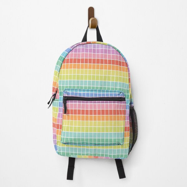 Rainbow Checkers Backpack
