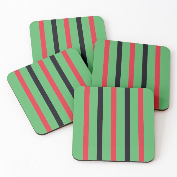 Item preview, Glentoran Belfast 1985 Retro Red, Green, Black Stripes designed and sold by Sporting Colour.