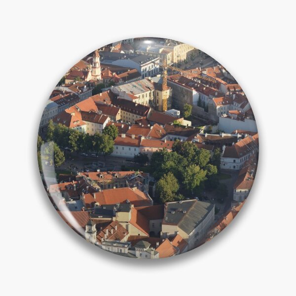 Item preview, Aerial view of Vilnius Old Town, Lithuania designed and sold by studio838.