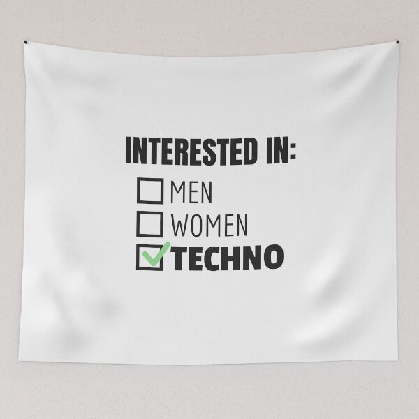Item preview, Interested in Techno Music Love Quote designed and sold by Team150Designz.