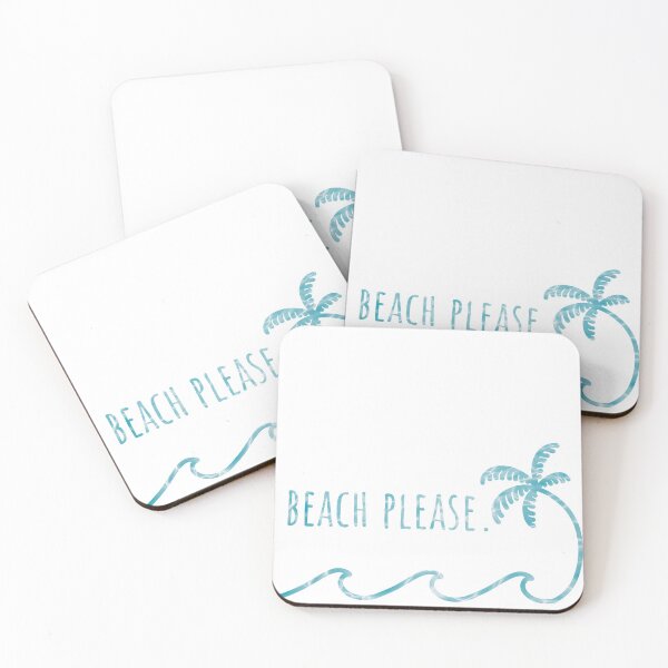 Item preview, Beach Please | Wave & Palm Tree Doodle designed and sold by CarlosAlberto.