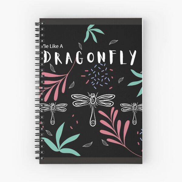 Item preview, line art dragonfly floral black background designed and sold by Nabojit.