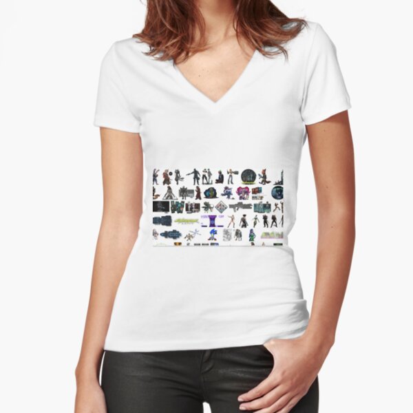 Cyberpunk Fitted V-Neck T-Shirt