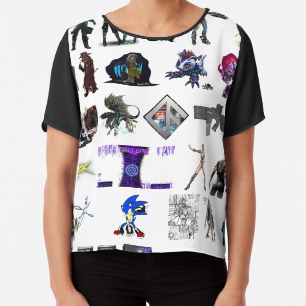 Cyberpunk Chiffon Top