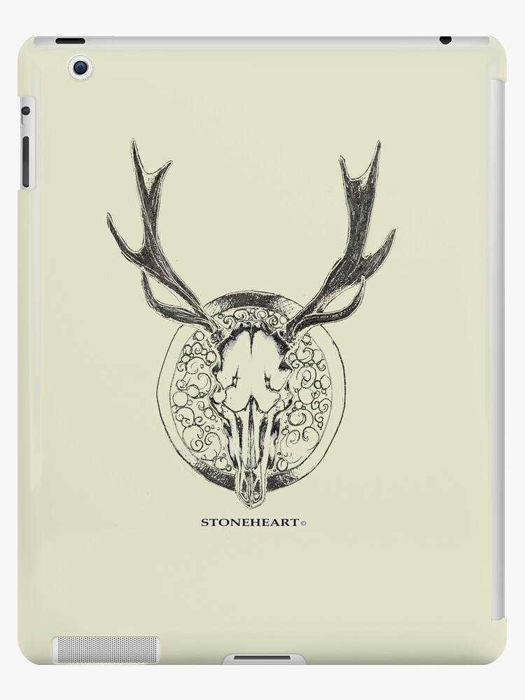 deer skull tattoo ipad case deer skull tattoo ipad case