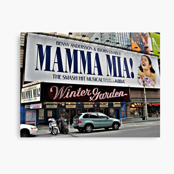 Mamma Mia, Winter Garden Theatre, Times Square, NYC Canvas Print