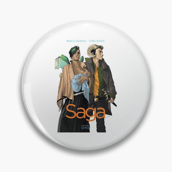 Item preview, Saga Vol. 1 by Brain K Vaughan and Fiona Staples Bokk Cover designed and sold by zoeyjw.