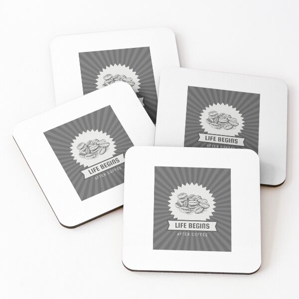 Item preview, LIFE BEGINS AFTER COFFEE designed and sold by XpressoYourself.