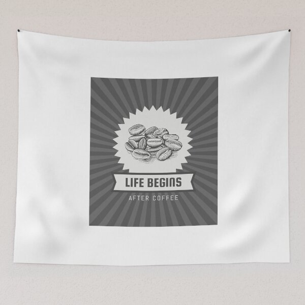 Item preview, LIFE BEGINS AFTER COFFEE designed and sold by XpressoYourself.