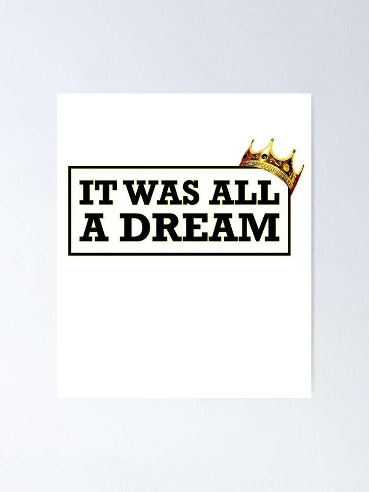 It Was All A Dream (Biggie) Limited Edition Print – Paper and Fabric