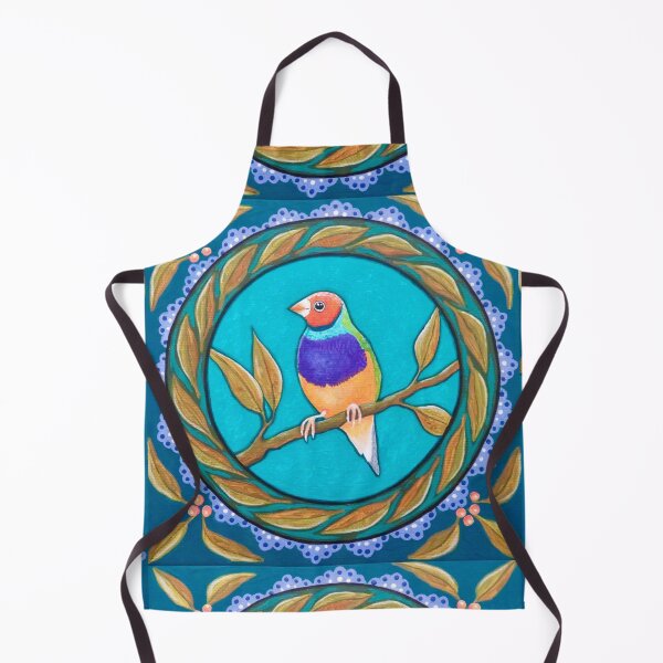 Item preview, Endangered Gouldian Finch Mandala designed and sold by Soozie Wray.