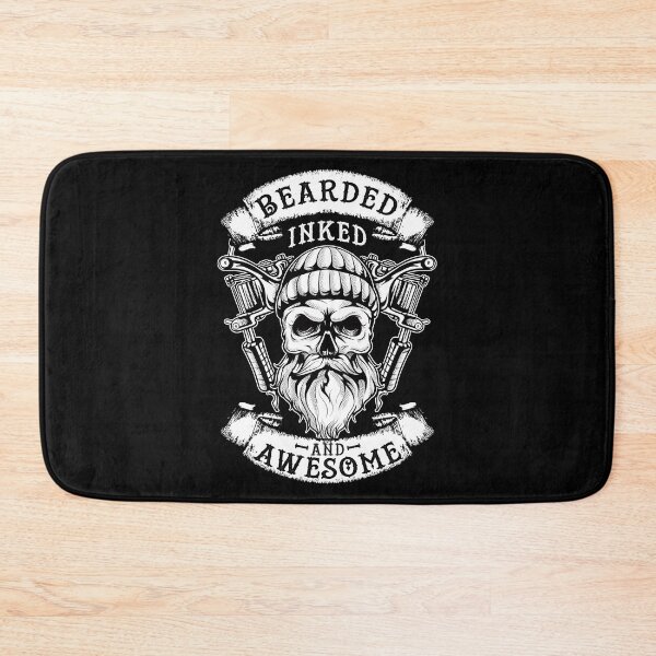 Item preview, Bearded Inked And Awesome Badass Dad designed and sold by perfectpresents.