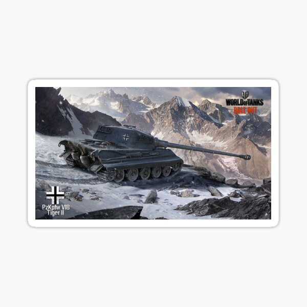 Vib Stickers Redbubble - tiger ii decal roblox