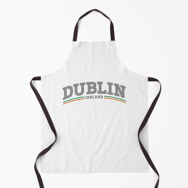 Item preview, Dublin Ireland BLACK Dot Text Pattern designed and sold by ElPato.