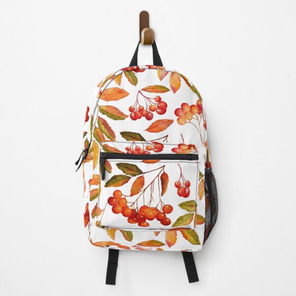Item preview, Autumn seamless pattern with watercolor rowan branches designed and sold by AsyaTury.