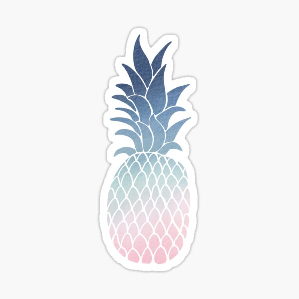 Item preview, Pineapple | Ombre Blue & Pink designed and sold by CarlosAlberto.