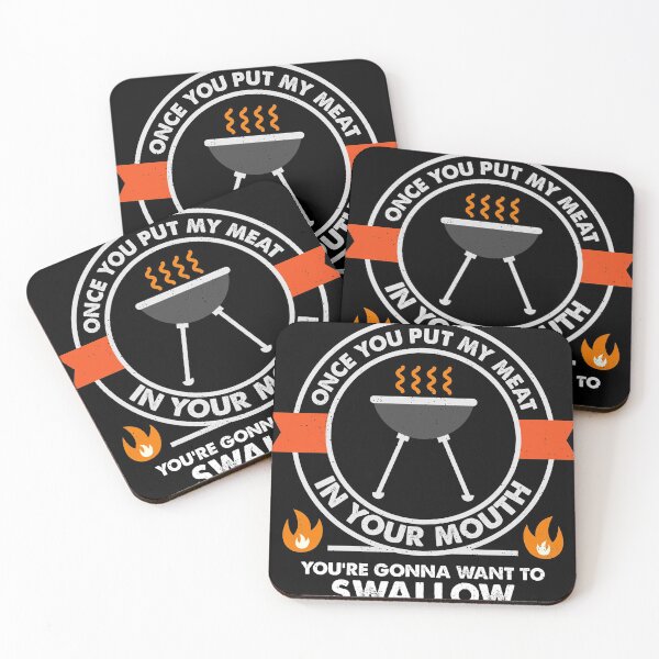 Item preview, Dirty Adult Gift design | Meat in Your Mouth | BBQ Joke gift product designed and sold by Lisbob.