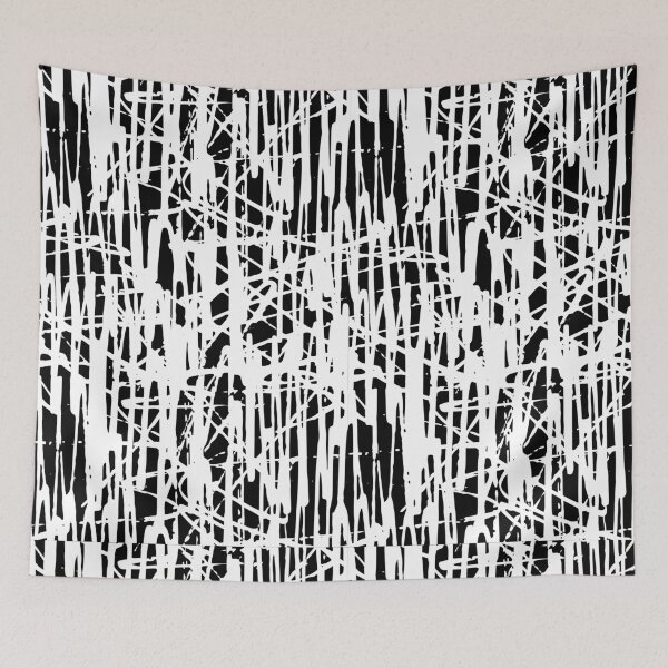 Item preview, White scribble pattern designed and sold by Mariolangstieh.