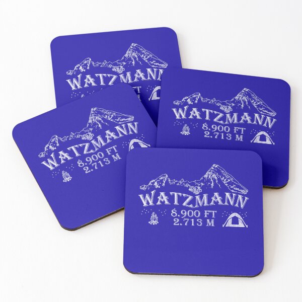 Item preview, Watzmann mountains hiking altitude tent campfire designed and sold by DerNerd.